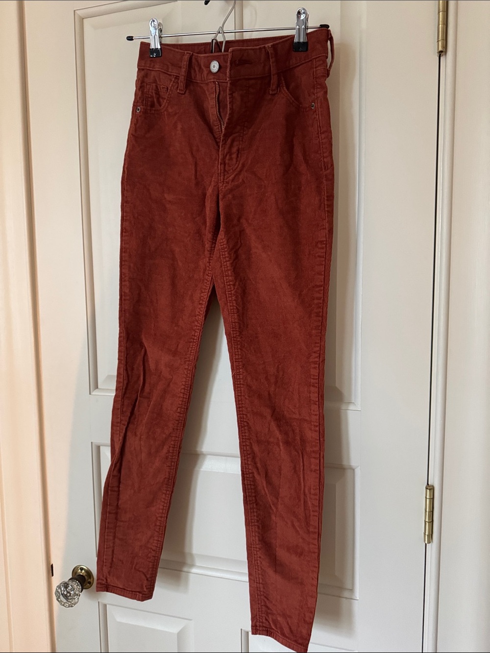 Rust Corduroy Pants